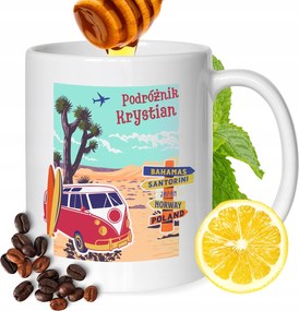 Bögre Krisztián Férj Barátjának Nyomtatott Fehér 330ml