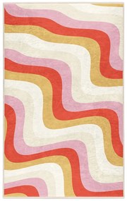 Sárga-rózsaszín mosható szőnyeg 160x230 cm Creamy Raspberry Swirl – Mila Home