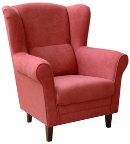 GALA füles fotel piros