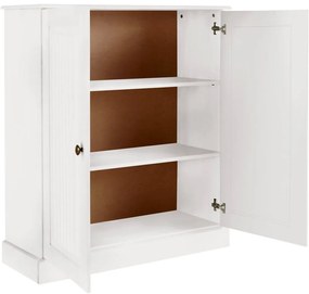 Fehér borovi fenyő szekrény 100x34 cm Mille – Støraa