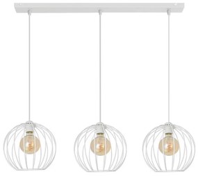 Csillár zsinóron MERCURE 3xE27/15W/230V fehér