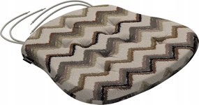 Filip székpárna 41x38 bézs-olívazöld