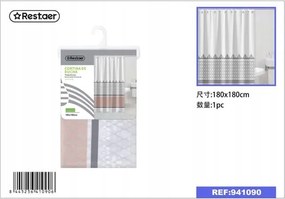 Színes Zuhanyfüggöny 180x180 cm Mintás