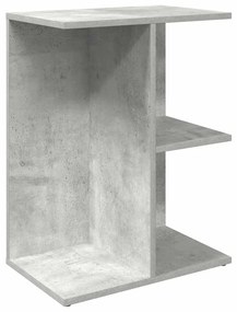 betonszürke szerelt fa éjjeliszekrény 46,5x29x61 cm
