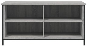 szürke sonoma színű szerelt fa TV-szekrény 100x40x50 cm