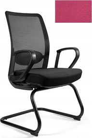 Unique Irodai szék Anggun Skid fekete hålós BL401