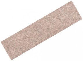 15 db világosbarna négyszögletes öntapadó lépcsőszőnyeg 76x20cm