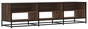 barna tölgy színű szerelt fa TV-szekrény 180 x 40 x 46 cm