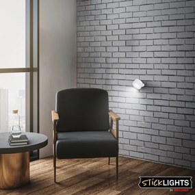 Briloner 3896016 - LED dimmelhető, újratölthető fali lámpa TARI LED/1,6W/5V 1500 mAh fehér