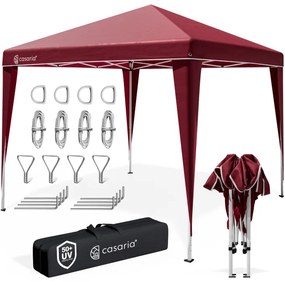 Deuba Kerti pavilon Capri 3x3 m - bordó