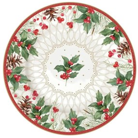 Porcelán desszertes tányér 19cm, Christmas Berries