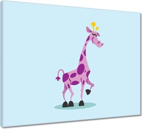 Vászonkép 50x40 Zsiráf a gyerekszobába