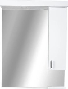 Viva STYLE Tükrös fürdőszobai szekrény LED világítással - JOBBOS szekrénnyel - 65 x 97 x 15 cm