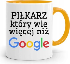 Sárga Bögre Labdarúgóknak Többet Tud, Mint A Google fényképes nyomattal