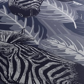 Kép - Kék zebrák (120x50 cm)