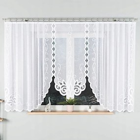 Jacquard készfüggöny, alul kivágással 400x160 cm Ewelina