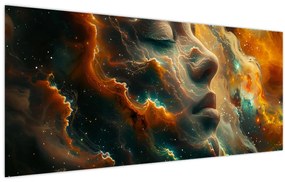 Kép - Arc az űrben (120x50 cm)