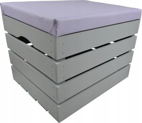 Fa Láda Puff Festett Ülőke Láda