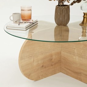 Konferenciaasztal Bubble Sapphire Oak