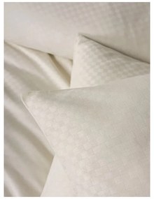 Bézs kétszemélyes-hosszabbított renforcé pamut ágyneműhuzat 240x220 cm Checkered – Mila Home Luxury