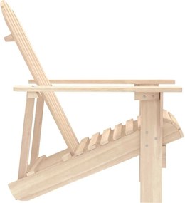 Tömör fenyőfa kerti Adirondack szék