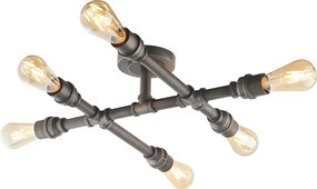 Endon PIPE 78763 Plafonlámpa 6x40W/E27 IP20