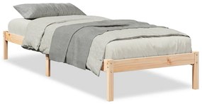 tömör fenyőfa extra hosszú ágykeret matrac nélkül 80 x 210 cm