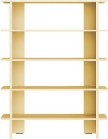 Sárga fém könyvespolc 120x156x37 cm Hes – noo.ma