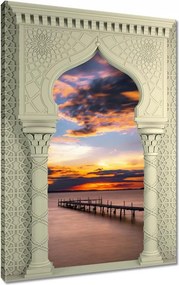 Vászonkép 80x120 Nyugati tó móló