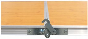 Kemping asztal 120x60cm és 4 db szék White
