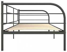 szürke fém kanapéágy-keret 90 x 200 cm