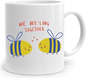 We Bee-long Together Valentin Napi Ajándék Bögre fényképes nyomtatással