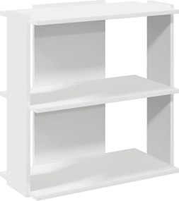 vidaXL 3 szintes fehér szerelt fa könyvespolc 60 x 30 x 60 cm