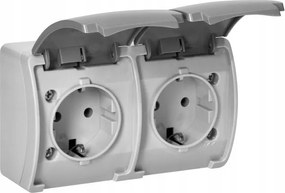 Dupla flip-flop aljzat IP44 Schuko Aquatic Orno