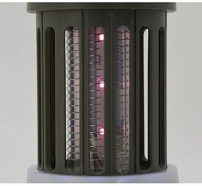 LED Hordozható újratölthető lámpa rovarcsapdával LED/2W/1800mAh/3xAAA IPX4 zöld