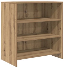 Büfé Tömör tölgy 70x41x75 cm Szerelt fa