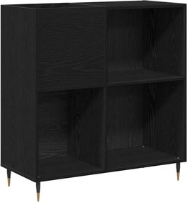 vidaXL Hanglemez szekrény Fekete tölgy 85 x 38 x 89 cm Faanyag