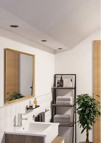 Eglo 902251 - SZETT 3xLED fürdőszobai süllyesztett mennyezeti lámpa BARRANCO 1xGU10/4,5W/230V IP44 fekete