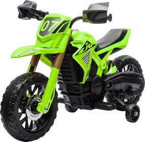 AIYAPLAY 12V Elektromos Gyerek Motor, Lengőkerékkel Ellátott Gyerekmotor, Maximum 3 km/h, Elektromos Bicikli Hangjelzéssel és Indítóhanggal, Gyerek Já