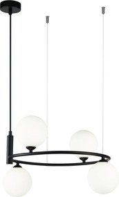 Maytoni modern függeszték ring fehér fekete mymod013pl-04b