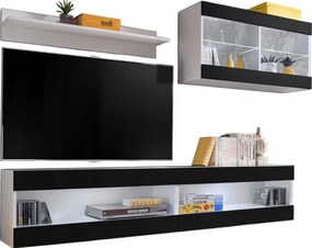 Rtv bútor szett Tivoli SET6 Fehér/Fekete