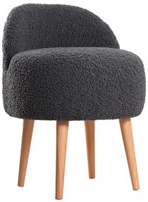 MIKI gyerekfotel, átmérő 46 cm, sötétszürke