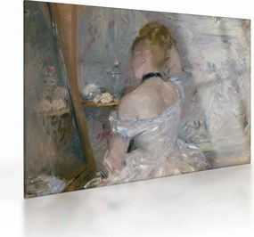 Üveg kép - Berthe Morisot, Woman at Her Toilette, reprodukciók (70x50 cm)