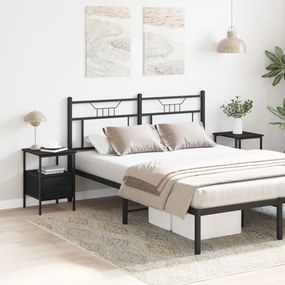 Éjjeli szekrény fiókkal 2 pcs Musta tammi 34 x 36 x 50 cm