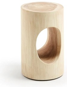 Munggur fa kerek tárolóasztal ø 30 cm Halker – Kave Home