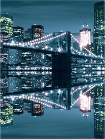 Fotótapéta híd város éjszaka fotótapéta 184 x 254