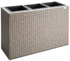 Casaria® Virágcserép 83x30,5x60cm - krém