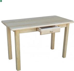 Étkezőasztal fiókos 110x60 két színnel