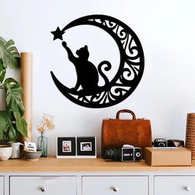 Cat fém fali dekoráció, 55×55 cm – TR891TNL3524