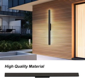 Brilagi - LUNA kültéri LED fali lámpatest LED/24W/230V 3000K IP65 fekete